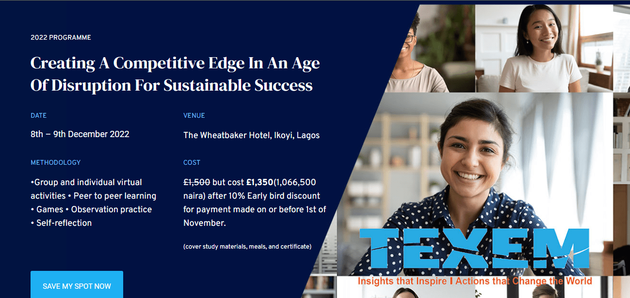 Creating A Competitive Edge In An Age Of Disruption For Sustainable Success